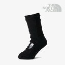 楽天GO ON・THE NORTH FACE｜Nuptse Bootie Socks/ ノース フェイス/ヌプシ ブーティ ルームソックス/ブラックxブラック #