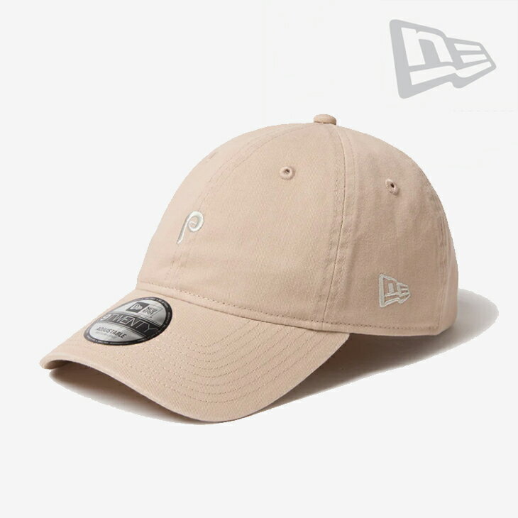 Rakuten - ・NEW ERA｜9Twenty MLB Batterman Logo Metal Buckle Phillies/ ニュー エラ/ナイントゥエンティ MLB バッターマン ロゴ メタル バックル サンディエゴ パドレス/ニューベージュ #