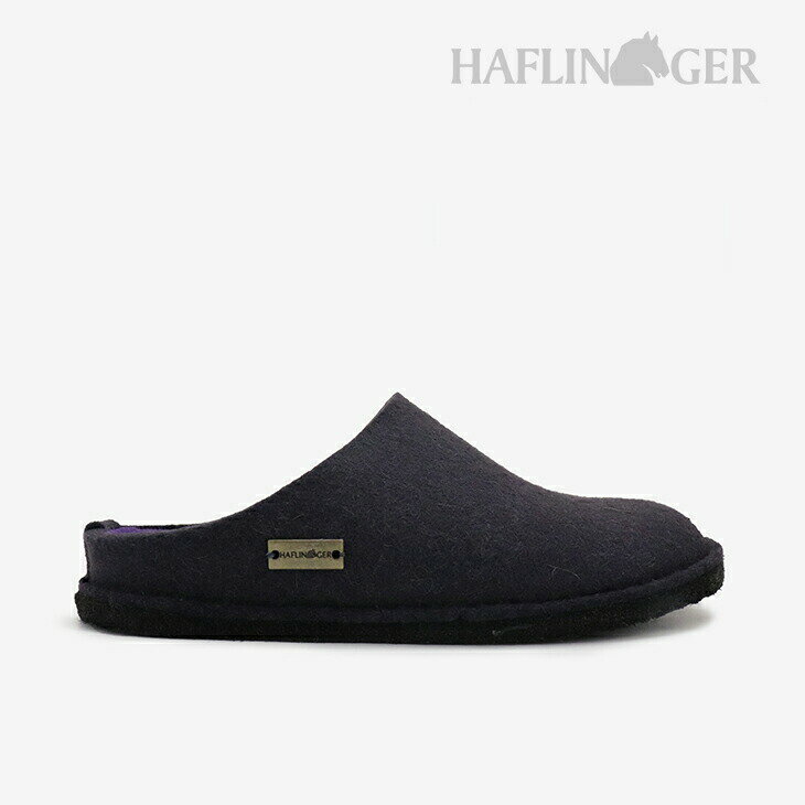 ・HAFLINGER｜Soft Boiled Wool Double-Felt Slipper/ ハフリンガー/ソフト ボイルド ウール ダブルフェルト スリッパ/マリンxライラ #