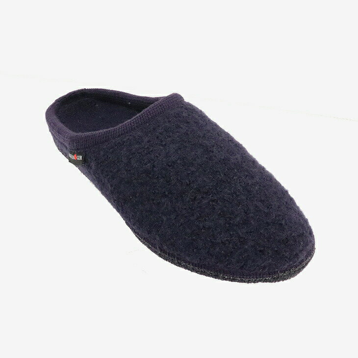 ・HAFLINGER｜Knut Boiled Wool Double-Felt Slipper/ ハフリンガー/クヌート ボイルド ウール ダブルフェルト スリッパ/ラベンダー #