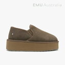 ＊EMU｜W Stinger Reef Flatform Sheepskin/ エミュー/スティンガー リーフ フラットフォーム シープスキン ムートン/マッシュルーム #