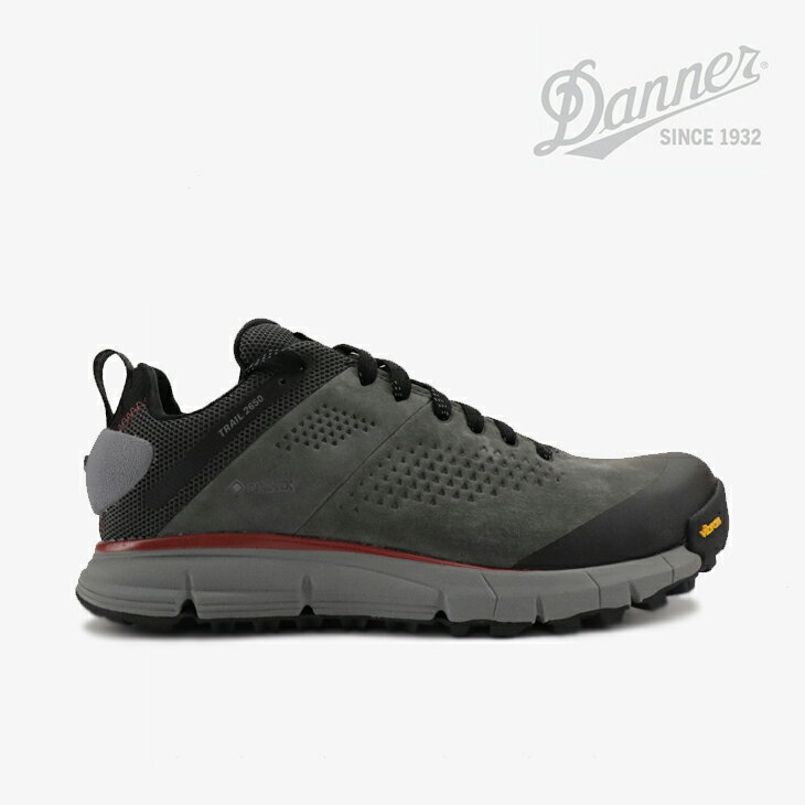 ・DANNER｜Trail 2650 GTX Vibram 460/ ダナー/トレイル レザー ゴアテックス ビブラム/ダークグレーxブリックレッド #