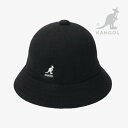 ・KANGOL｜Wool Casual/ カンゴール/ウール カジュアル ベル ハット/ブラック #