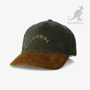 ・KANGOL|Flexfit Cord Baseball Cap/ カンゴール/フレックスフィット コーデュロイ ベースボール キャップ/オリーブ #