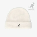 カンゴール ニット帽 レディース ・KANGOL｜Furgora Cuff Beanie/ カンゴール/ファーゴラ カフ ビーニー/アイボリー #