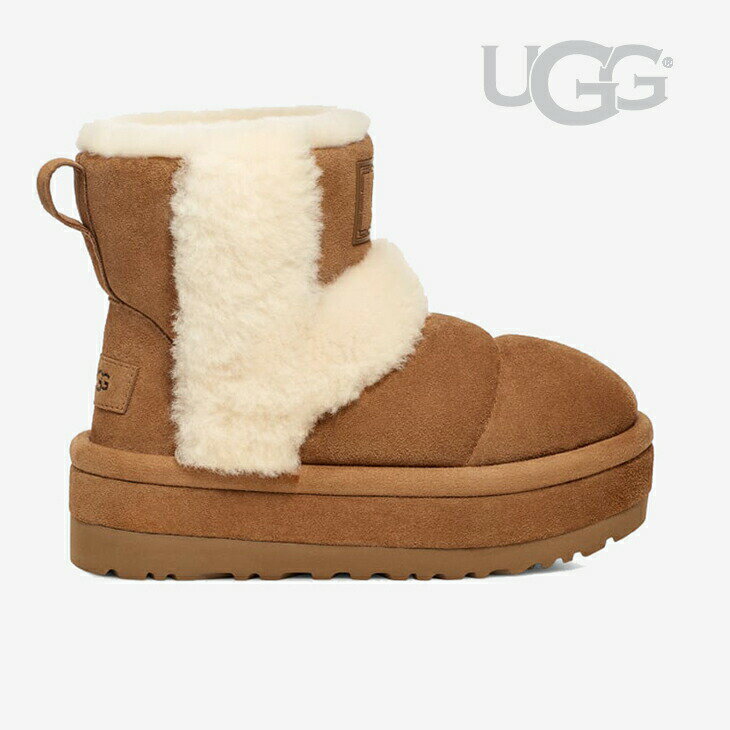 ・UGG｜W Classic Chillapeak/ アグ/クラシック チラピーク スウェード プラットフォーム/チェスナット #