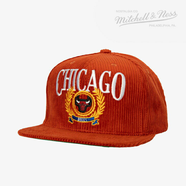 Mitchell&Ness CHICAGO BULLS Classic Red STRETCH スナップ