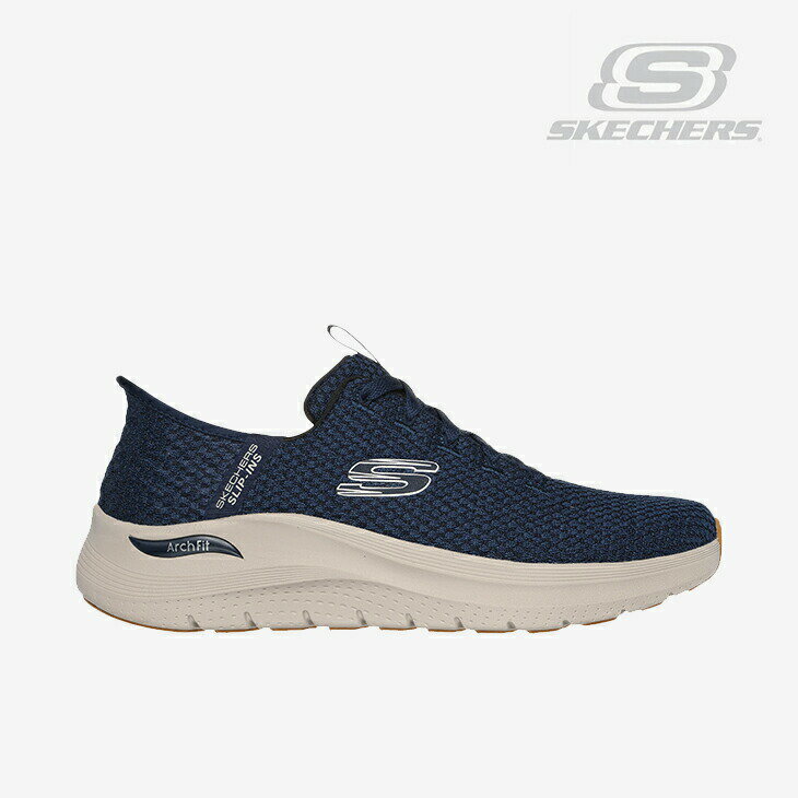 ：SKECHERS｜Slip-Ins Archfit 2.0 Look Ahead Extra Wide/ スケッチャーズ/エクストラワイド スリップインズ アーチ フィット ルック アヘッド エクストラワイド/ネイビー #