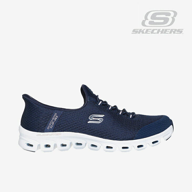 樂天商城 - ：SKECHERS｜W Slip-Ins Glide Step Pursuit Wide Fit/ スケッチャーズ/スリップインズ グライドステップ パースート ワイド フィット/ネイビー #