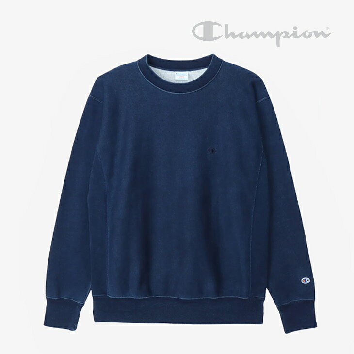 Rakuten - ・CHAMPION｜Reverse Weave Crew Neck Sweatshirt Rope Dyeing/ チャンピオン/リバース ウィーブ クルー ネック スウェット シャツ ロープ ダイイング/インディゴ #