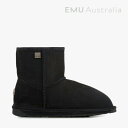 ・EMU|W Australia Made Platinum Stinger Slim Mini Sheepskin/ エミュー/オーストラリア メイド プラチナ スティンガー スリムミニ シープスキン ムートン/ブラック #