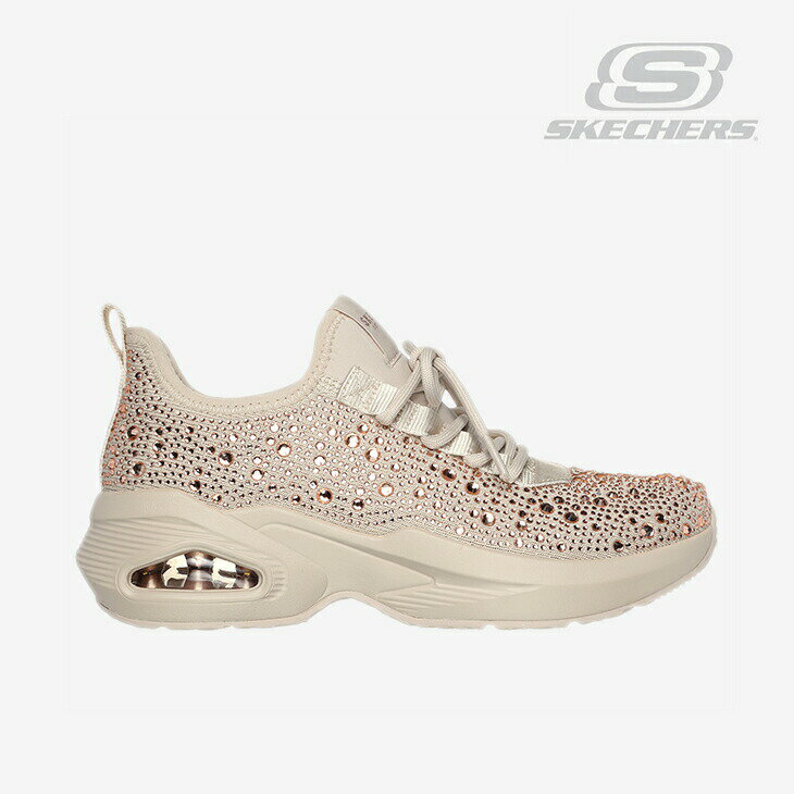 ・SKECHERS｜W M-Uno Glitzy Glam Skech-Air/ スケッチャーズ/エムウノ グリッツィー グラム/トープ #