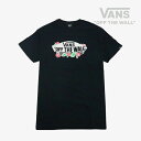 ＊VANS｜Rose Boxlogo Short Sleeve T-shirt/ ヴァンズ/ローズ ボックスロゴ ショートスリーブTシャツ/ブラック #