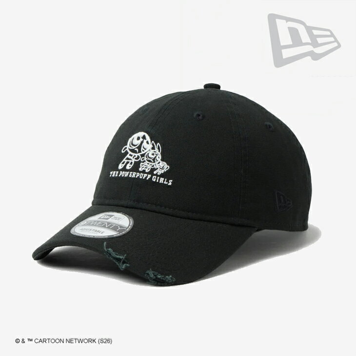 ・NEW ERA｜xThe Powerpuff Girls 9Twenty Damage Duck/ ニュー エラ/パワーパフ ガールズ ナイントゥエンティー ダメージ ダック/ブラック #