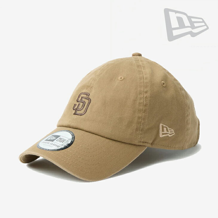 NEW ERA｜Casual Classic MBL San Diego Padres/ ニュー エラ/カジュアル クラシック MLB サンディエゴ パドレス/カーキ