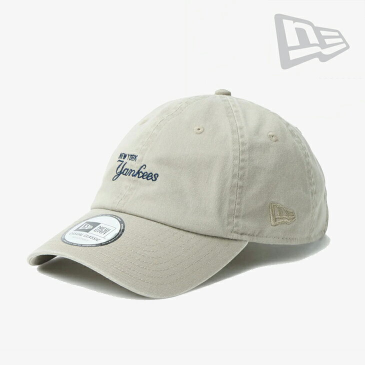 樂天商城 - ・NEW ERA｜Casual Classic MBL Text Logo New York Yankees/ ニュー エラ/カジュアル クラシック MLB テキスト ロゴ ニューヨーク ヤンキース/ペブル #