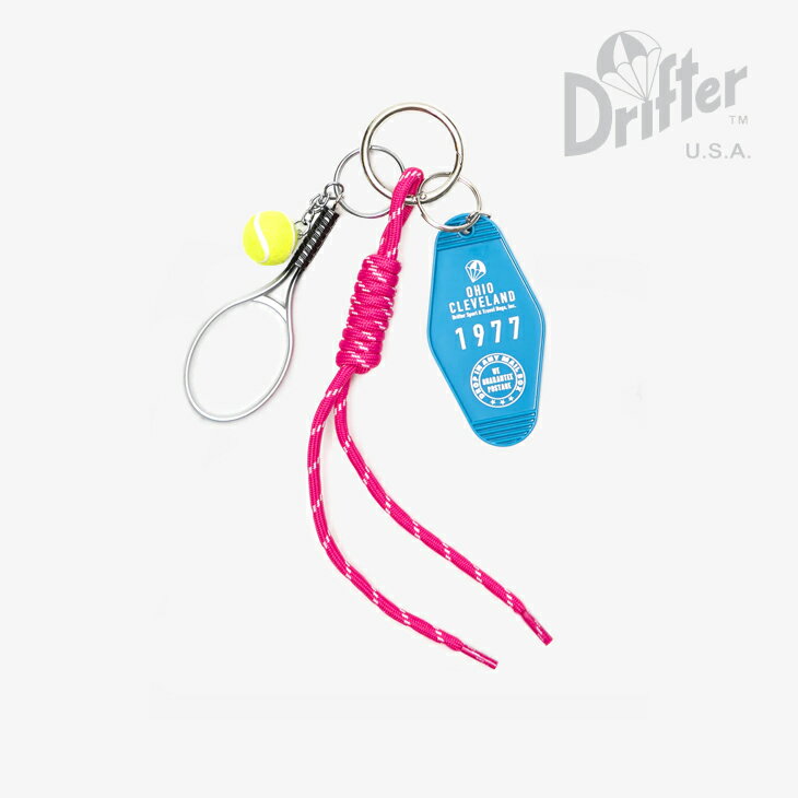 ・DRIFTER USA｜1977 Bag Charms Key Ring Tennis Ball/ ドリフター/1977 バッグ チャーム キー リング テニス ボール/ブルー #