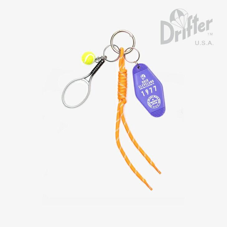 ・DRIFTER USA｜1977 Bag Charms Key Ring Tennis Ball/ ドリフター/1977 バッグ チャーム キー リング テニス ボール/パープル #