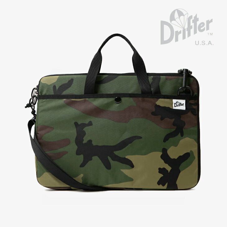 ・DRIFTER USA｜Lap Top Carrier Shoulder/ ドリフター/ラップ トップ キャリアー ショルダー/ウッドランドカモ #