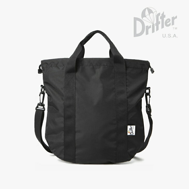 ・DRIFTER USA｜Lune Tote Shoulder/ ドリフター/ルナ トート ショルダー/ブラック #...