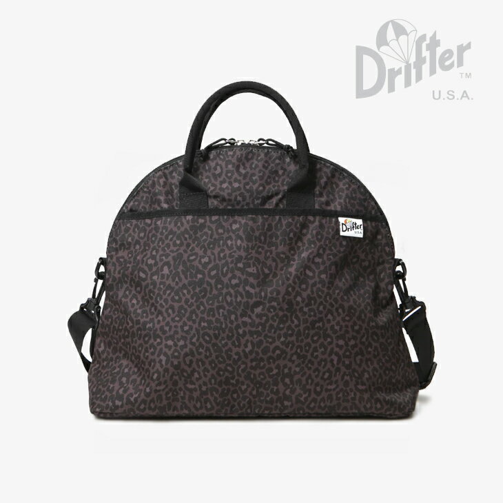 ・DRIFTER USA｜Willoughby Tote Shoulder/ ドリフター/ウィロビー トート ショルダー/ブラックレオパード #