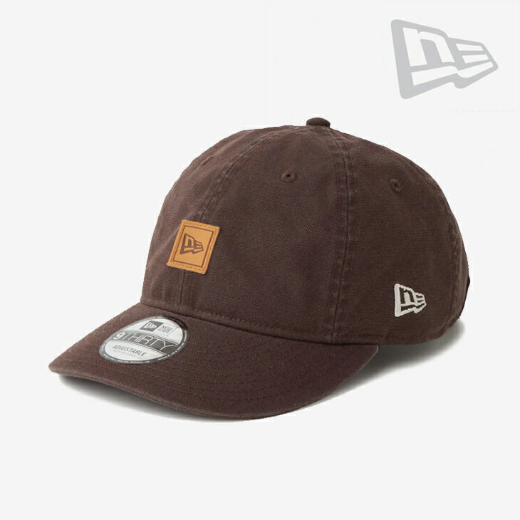 Rakuten - ・NEW ERA｜9Thirty Flag Logo Woven Patch Washed Duck Canvas/ ニュー エラ/ナインサーティ フラッグ ロゴ ウーブン パッチ ウォッシュド ダック キャンバス/ブラウンスエード #