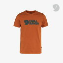 *FJALLRAVEN|Logo T-Shirt Organic Cotton/ フェールラーベン/ロゴ Tシャツ オーガニック コットン ポリ/テラコッタブラウン #(4)