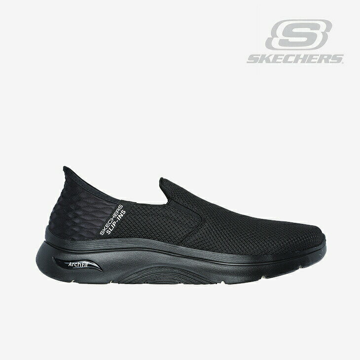 ・SKECHERS｜Slip-Ins Go Walk Archfit 2.0 Hands Free 2/ スケッチャーズ/スリップインズ ゴー ウォーク アーチ フィット ハンズ フリー/ブラックxブラック #