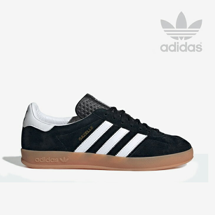 ・ADIDAS Originals｜Gazelle Indoor Suede/ アディダス/ガゼル インドア スウェード/ブラックxホワイト #