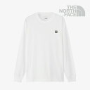 ・THE NORTH FACE|LS Small Box Logo T-Shirt/ ノース フェイス/ロングスリーブ スモール ボックス ロゴ Tシャツ/ホワイト #