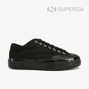 ・SUPERGA｜Works Low Cut Broken Twill/ スペルガ/ワークス ローカット ブロークンツイル/トリプルブラック #