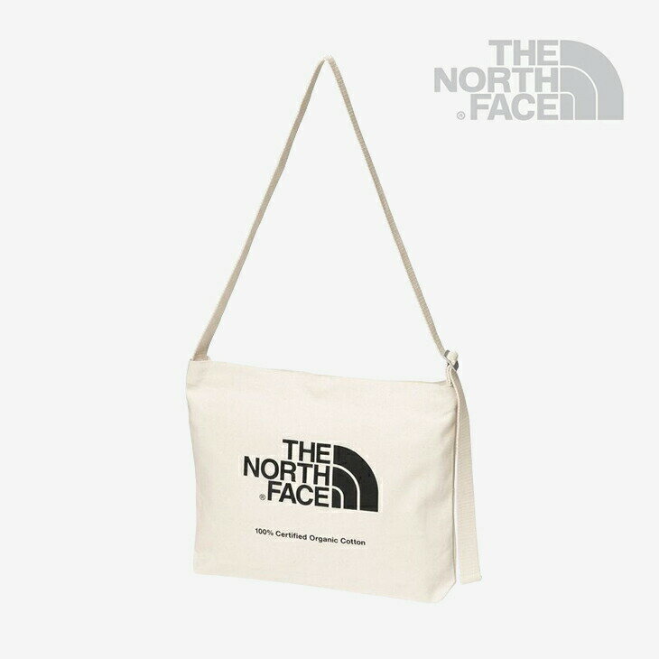 ・THE NORTH FACE｜Organic Cotton Musette Pouch/ ノース フェイス/オーガニック コットン ミュゼット ポーチ/ナチュラルxブラック #