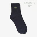 ラコステ 靴下 レディース ・LACOSTE｜W Clock Emblem Plain Short Socks/ ラコステ/クロック エンブレム プレーン ショート ソックス/ネイビーブルー #