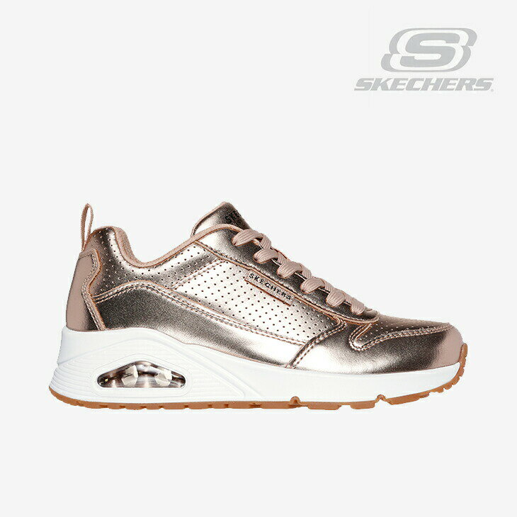 ・SKECHERS｜W Uno Metallixs Sketch-Air/ スケッチャーズ/ウノ メタリックス スケッチエア/ローズゴールド #