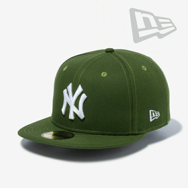 ・NEW ERA｜59Fifty New York Yankees/ ニュー エラ/フィフティーナインフィフティ ニューヨーク ヤンキース/ライフルグリーン #