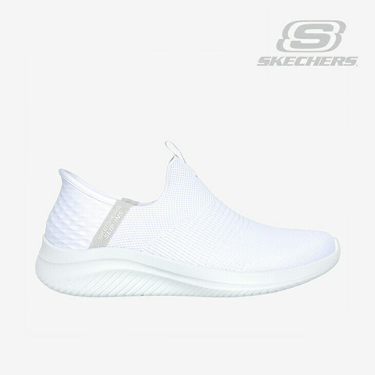 SKECHERS｜W Slip-Ins Ultra Flex 3.0 Cozy Streak/ スケッチャーズ/スリップインズ ウルトラ フレックス コージー ストレーク/ホワイト