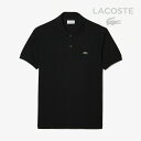 ・LACOSTE|Pique L.12.12 Short Sleeve Polo Shirt/ ラコステ/ピケ ラコステ 1212 ショート スリーブ ポロ シャツ/ブラック #