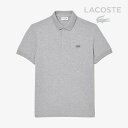 LACOSTE｜Regular Fit Stretch Paris Polo Shirt/ ラコステ/レギュラーフィット ストレッチ パリ ポロ シャツ/グレー