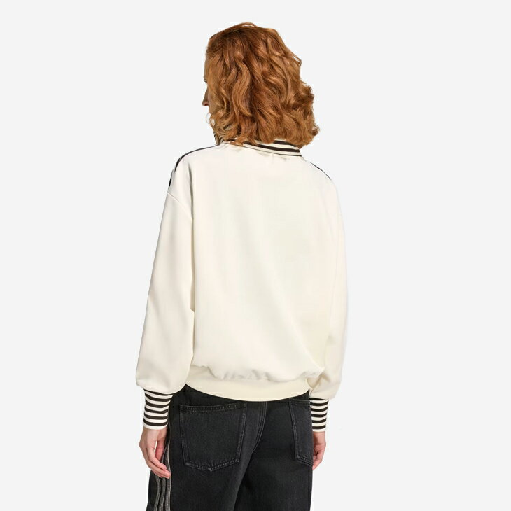 ・ADIDAS Originals｜Vintage BB Stripe Lib Track Top Jersey/ アディダス/ビンテージ BB ストライプ リブトラック トップ ジャージ/オフホワイト #