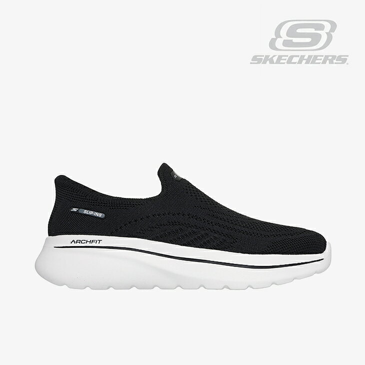 樂天商城 - ：SKECHERS｜W Slip-Ins Go Walk Arch Fit N Joy Arianne Relaxed Fit/ スケッチャーズ/スリップインズ ゴー ウォーク アーチ フィット N ジョイ アリアンヌ リラックスド フィット/ブラック #