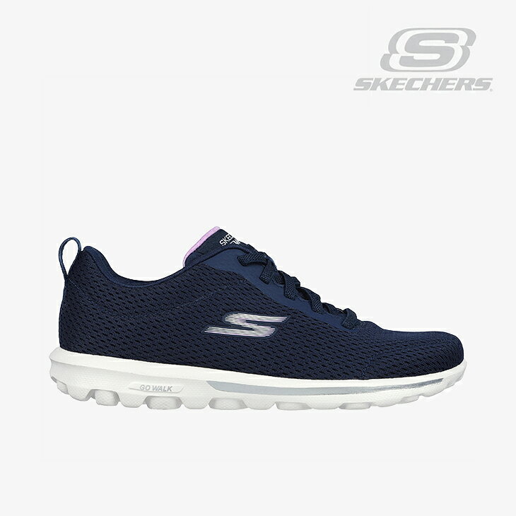 樂天商城 - ：SKECHERS｜W Go Walk Travel Fun Journey/ スケッチャーズ/ゴー ウォーク トラベル ファン ジャーニー/ネイビーxラベンダー #