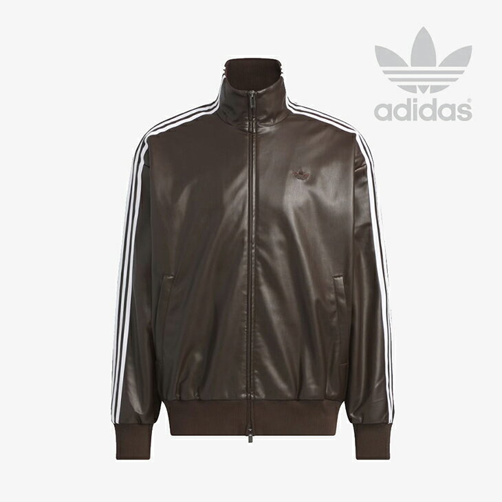 Rakuten - ・ADIDAS Originals｜Pleather 3-Stripes Track Top Jacket/ アディダス/プレザー 3ストライプス トラック トップ ジャケット/オーロラコーヒー #