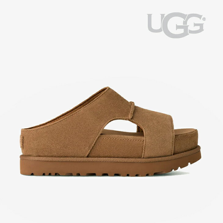 ・UGG｜W Goldenstar Hi Cutout Slide Suede Platform/ アグ/ゴールデンスター ハイ カットアウト スライド スエー...