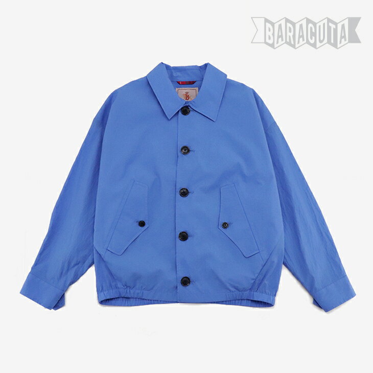 Rakuten - ・BARACUTA｜Box Bomber Harrington Jacket/ バラクータ/ボックス ボンバー ハリントン ジャケット/ブルー #