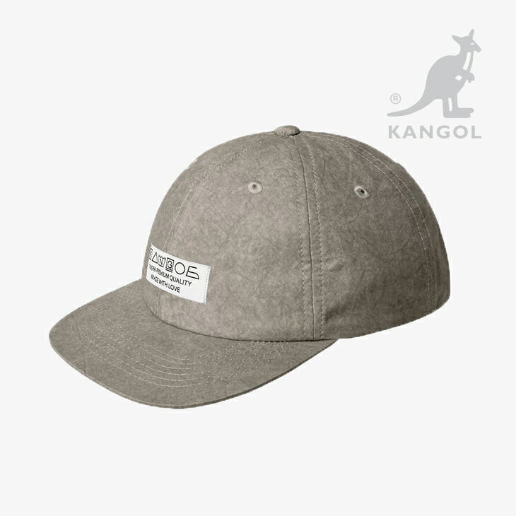 Rakuten - ・KANGOL｜Care Label Baseball Cap/ カンゴール/ケア レーベル ベースボール キャップ/グレー #