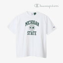 ・CHAMPION｜USA made T1011 SS T-Shirt Michigan State/ チャンピオン/アメリカ メイド ショートスリーブ T-シャツ ミシガン ステイト/ホワイト #