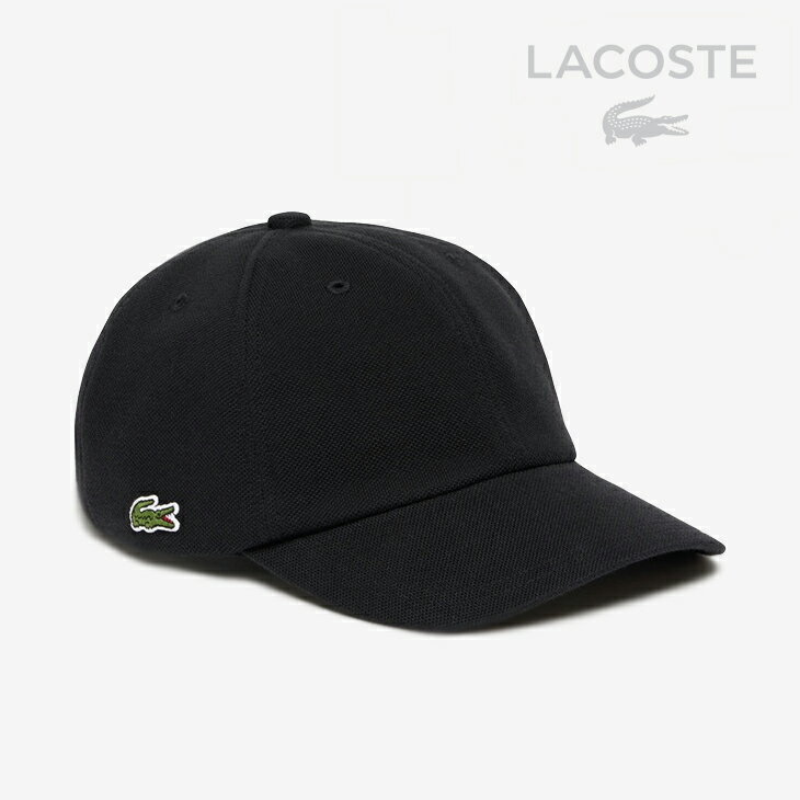 ラコステ ・LACOSTE｜L.12.12 Cap/ ラコステ/サイド クロック キャップ ピケ/ブラック #