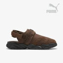 ・PUMA｜TS-01 New Material Sandal/ プーマ/トライノミック ニュー マテリアル サンダル/チェスナットブラウンxブラック #