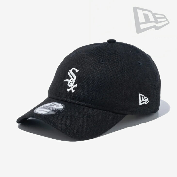 ・NEW ERA｜9Twenty ES MLB Cotton Flax White Sox/ ニュー エラ/ナイントゥエンティ イージーストナップ コットン フラックス ホワイト ソックス/ブラック #