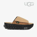 UGG｜Venture Daze Slide Suede/ アグ/ベンチャー デイズ スライド スウェード/サンドxブラック